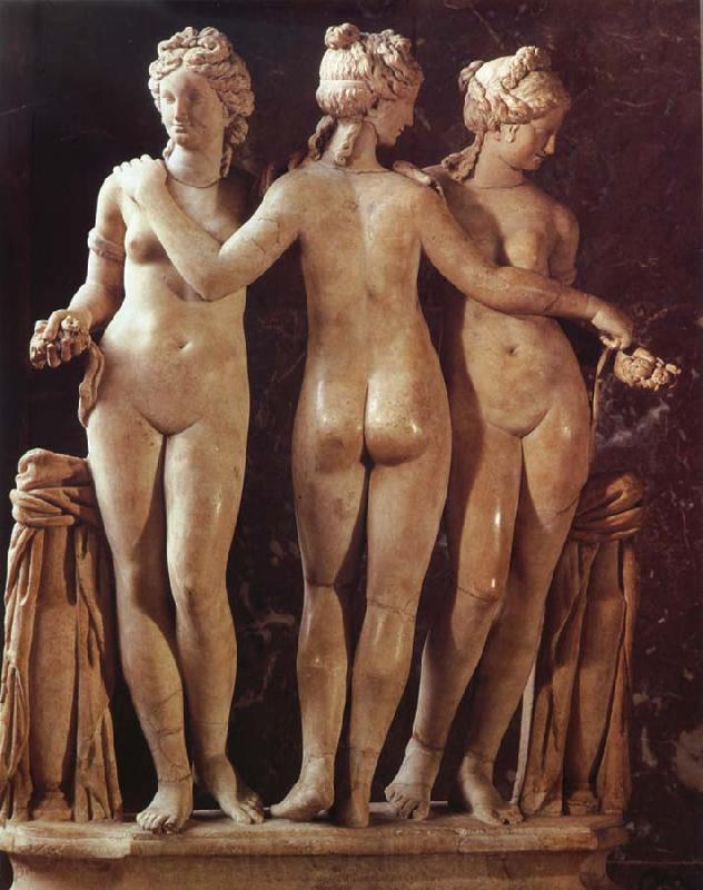 unknow artist THe Three Graces Germany oil painting art
